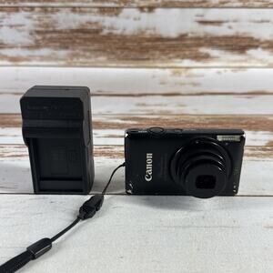 Canon PowerShot ELPH 300 HS / IXUS 220 HS – 12.1MP – Black – 5× Optical Zoom